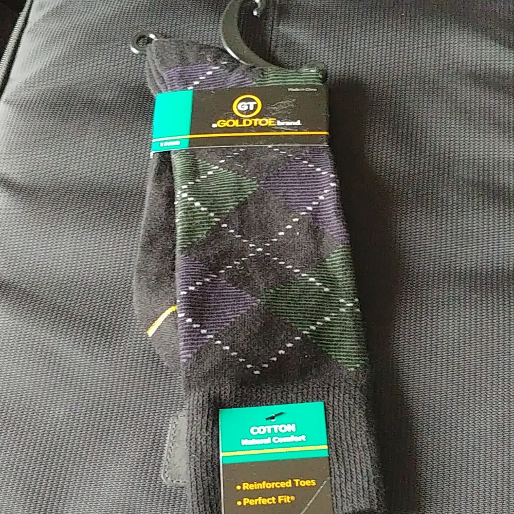 Gold toe argyle socks